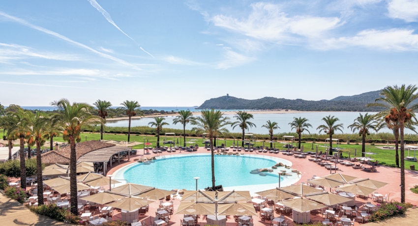 Timi Ama pool bay view (3) - Almar Timi Ama Villasimius